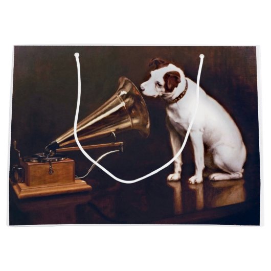 RCA Victor Dog Geschenktasche Große Geschenktüte (Vorderseite)