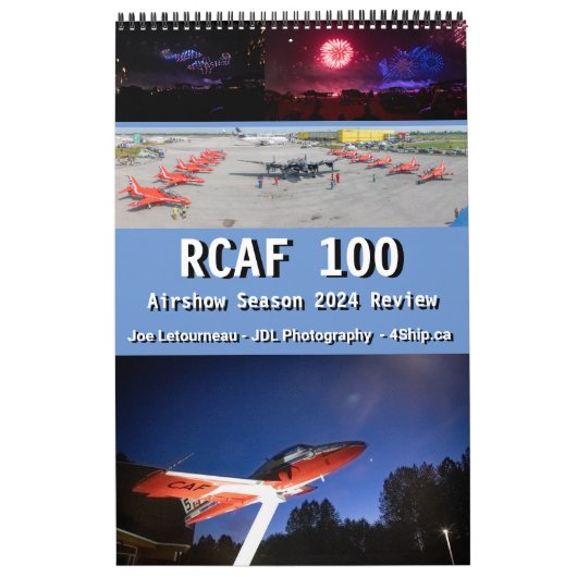RCAF 100 Airshow Review 2024 Kalender (Titelbild)
