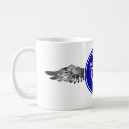 RCAF 100 Vintag-Graue Logo-Tasse Kaffeetasse