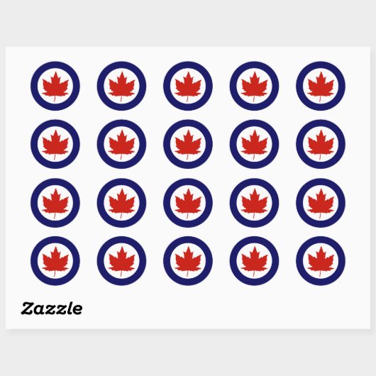 RCAF Roundel Stickers (Blatt)