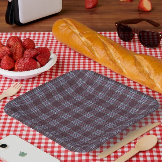 RCAF Tartan Pappteller (Picknick)