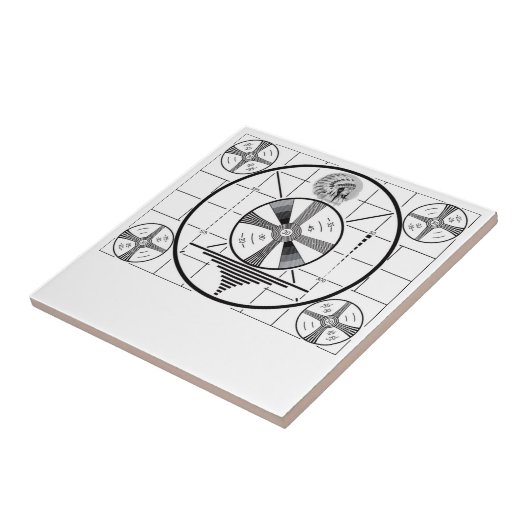 RCAindisches Haupttest-Muster Fliese (Seite)