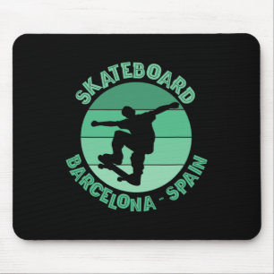 Rcelona Skateboarder Urne Skateboarding Mousepad