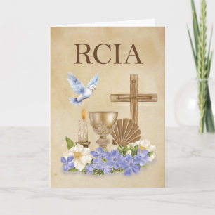 RCIA Katholischer Glaube Herzlichen Glückwunsch mi Karte
