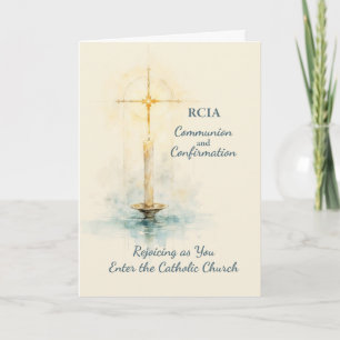 RCIA Kommunion Firmung Katholische Kirche Karte
