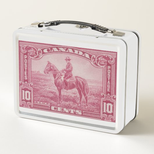 RCMP Mountie Metal Lunchbox (Rückseite)