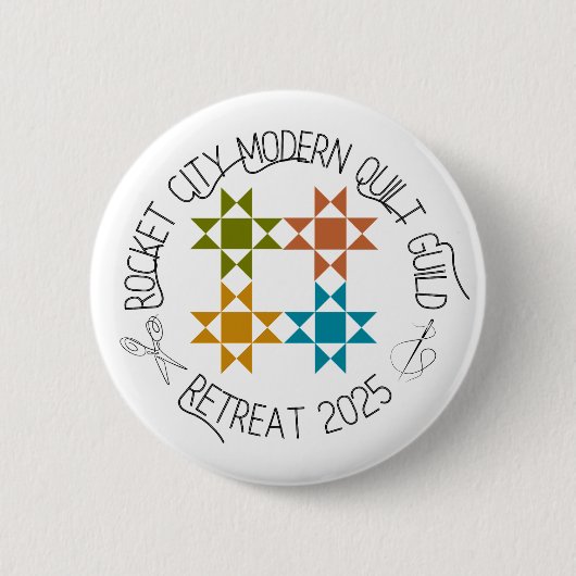 RCMQG 2025 Retreat Button (Vorderseite)