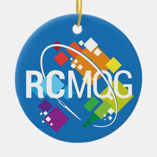 RCMQG Logo-Ornament Keramik Ornament (Vorne)