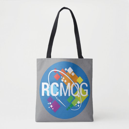 RCMQG Logo-Taschen-Tasche--Grau Tasche (Vorderseite)