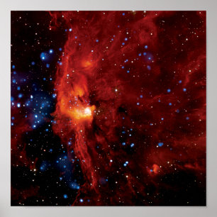 RCW 108 Sternentstehungsregion - Hubble-Weltraumfo Poster