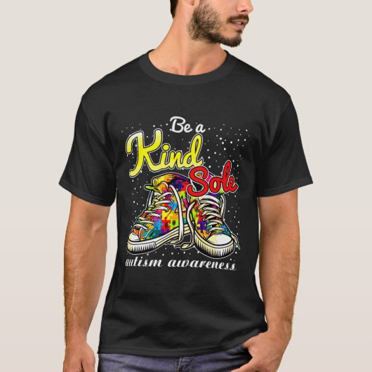 Rd be a kind Autismus Awareness T-Shirt (Vorderseite)
