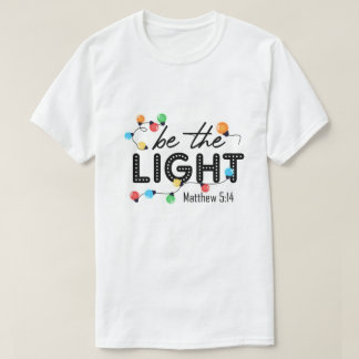 RD Be Light, Christmas Lights Shirt, Christlich T-Shirt