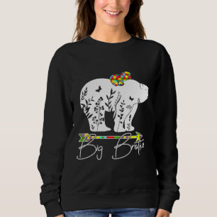 Rd Big Brother Autiseness Awareness Brother Bear P Sweatshirt