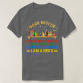 RD Book Rescue Literary Bookworary Book Lovers Men T-Shirt (Design vorne)