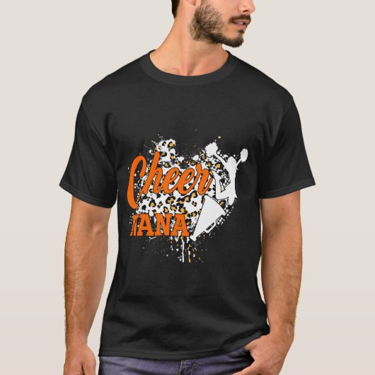 Rd Cheer Nana auf Cheetah Shirt, Sport Shirt (Vorderseite)