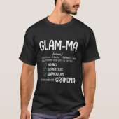 RD Glamma-Shirt, Oma-Shirt, Oma-Geschenk für Oma T-Shirt (Vorderseite)