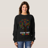Rd Groove Your Awareness Autismus Awareness Rainbo Sweatshirt (Vorne ganz)