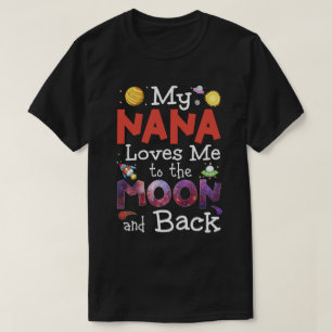 RD Kids Nana Lieben mich zum Mond und Rücken Baby T-Shirt