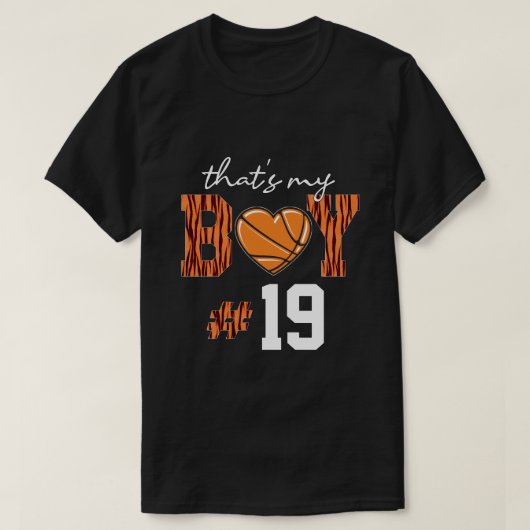 RD Personalisiert Basketball Custom Das ist mein J T-Shirt (Design vorne)