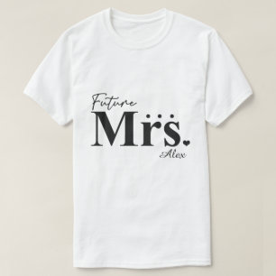 RD Personalisiert Future Mrs. Shirt, Geschenk für  T-Shirt