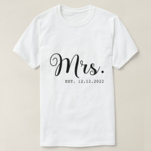 RD Personalisiert Mr. and Mrs., Custom Wifey und H T-Shirt