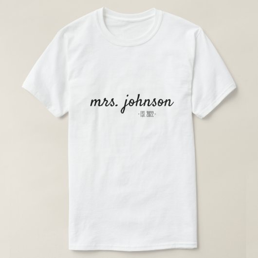 RD Personalisiert Mrs. Shirt, Future Mrs. Shirt (Design vorne)