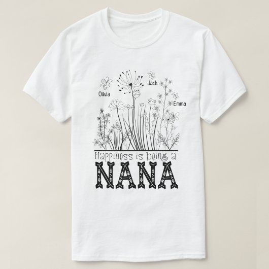 RD Personalisiert Oma Wild mit Kindernamen  T-Shirt (Design vorne)