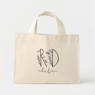 RD Registriert Diätitisches Leben Mini Stoffbeutel