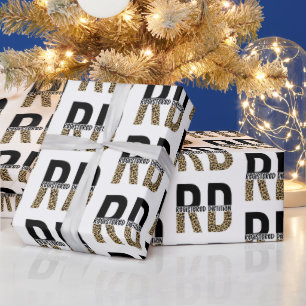RD Registriert Dietitian Cheetah Print RD Gift Geschenkpapier