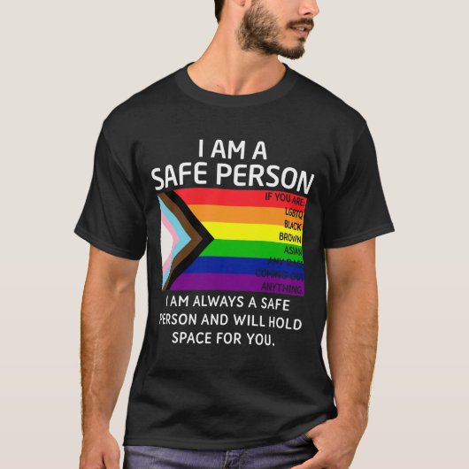 RD Safe Person Shirt, LGBTQ Alliges Shirt, LGBT-Sh T-Shirt (Vorderseite)