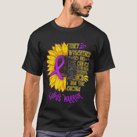 RD sie flüsterten zu ihrem Lupus-Krieger Lupus T-Shirt (Vorderseite)