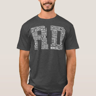 RD Words Registered Dietitian Dietician Food T-Shirt
