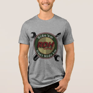 RDH Garage Großes Logo Tri-Blend Shirt