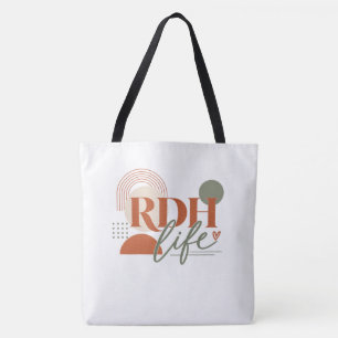RDH Life Moderne große Tote Bag Geschenk Dentalhyg Tasche