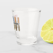 RDH Registered Dental Hygienic Leopard Typografy Schnapsglas (Rechts)