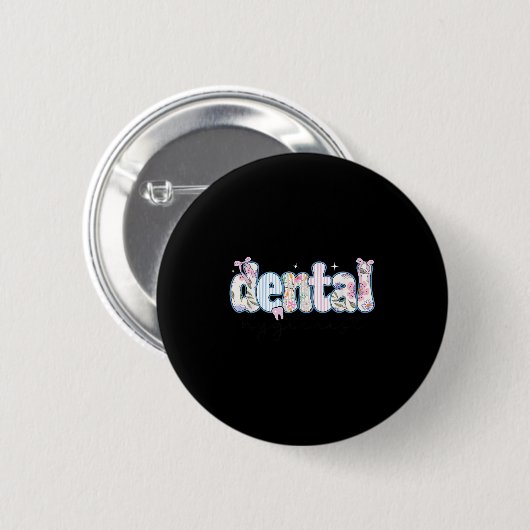 Rdh Registered Dental Hygienist Button (Vorne & Hinten)