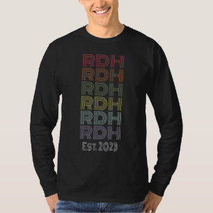 RDH Registered Dental Hygienist EST.2023 Grad T-Shirt