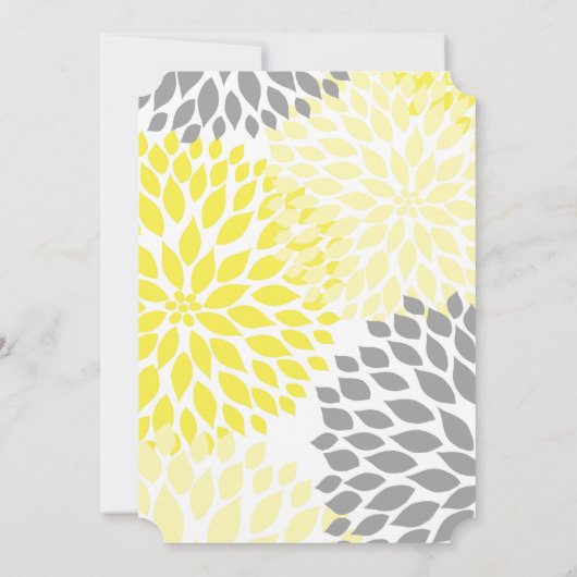 RDH RN BSN Abschluss feiert gelbgraues Jubiläum Einladung (Rückseite)