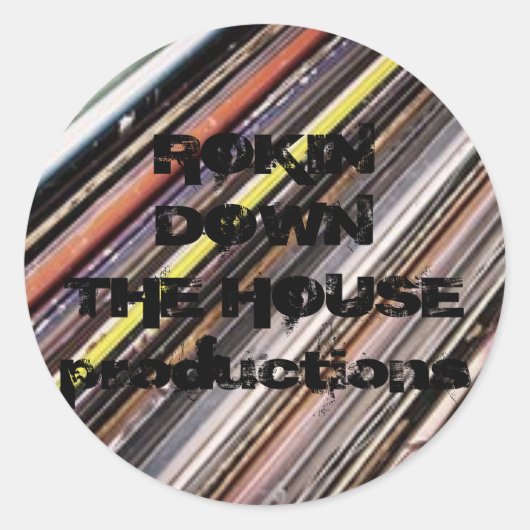 RDHprod. Aufkleber für gestapelte Platten (Vorderseite)