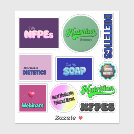 RDN-Aufkleber - Vielfalt Seite 4 + SOAP Aufkleber (Blatt)
