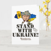 Rdos steht mit der Ukraine Zelensky-Flagge Rdos  Karte (Gelbe Blume)