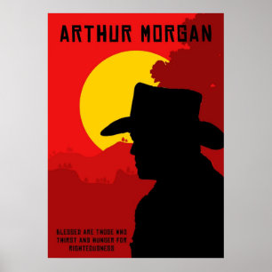 Rdr2 Arthur Morgan Poster