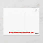 RDR-Logo (wht/leerer Stern) Postkarte (Rückseite)