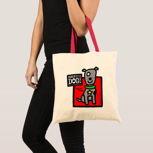 RDR Todd Parr - graue HundeTaschen-Tasche Tragetasche (Vorderseite (Produkt))