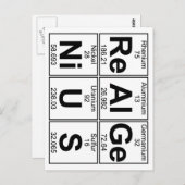 Re-Al-Ge-Ni-U-S (richtiges Genie) - Vollständig Postkarte (Vorne/Hinten)