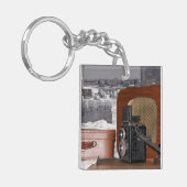 Re-analoge Videokamera Schlüsselanhänger (Vorderseite links)