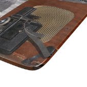 Re-analoge Videokamera Schneidebrett (Ecke)