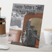 Re-analoge Videokamera Sockelschild (In Situ)