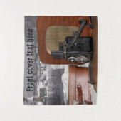 Re-analoge Videokamera Wandteppich (Vorderseite)