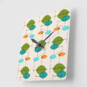 Re-atomar-Muster-Wand-Uhr Quadratische Wanduhr (Winkel)